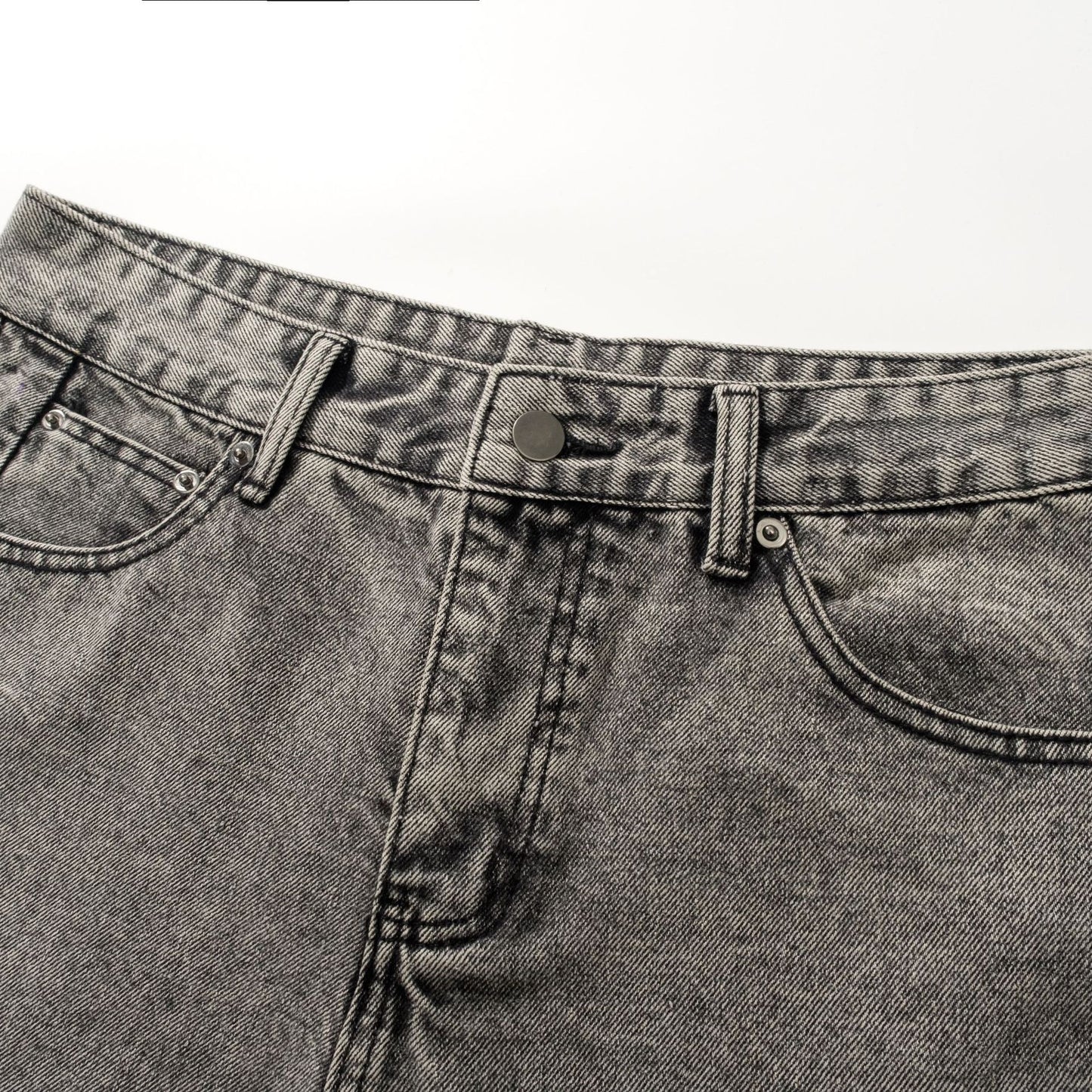 Clean Cement Grey - flared Jeans