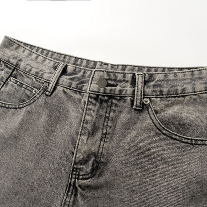 Clean Cement Grey - flared Jeans