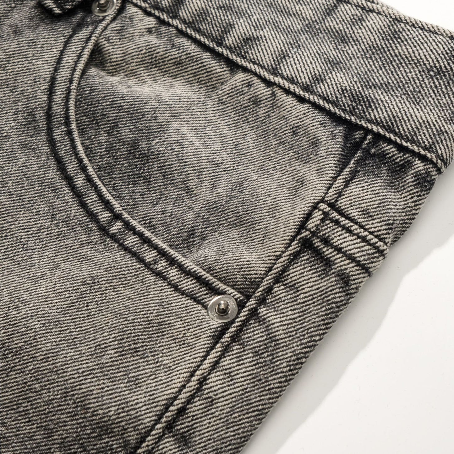Clean Cement Grey - flared Jeans