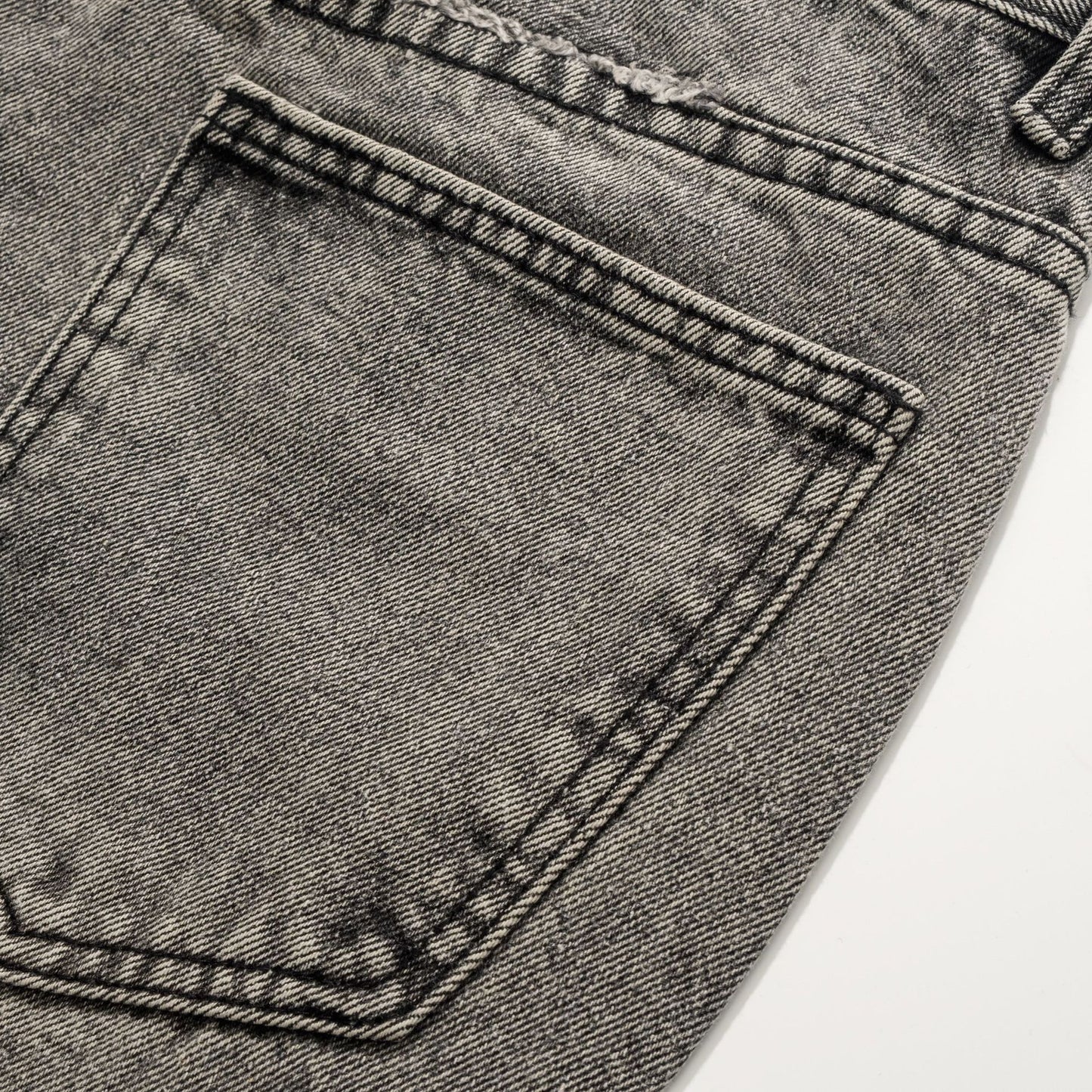 Clean Cement Grey - flared Jeans