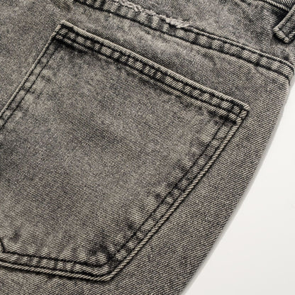 Clean Cement Grey - flared Jeans